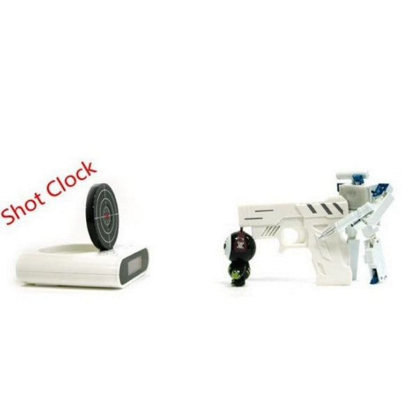 Laser Target Desk Shooting Gun Alarm Clock